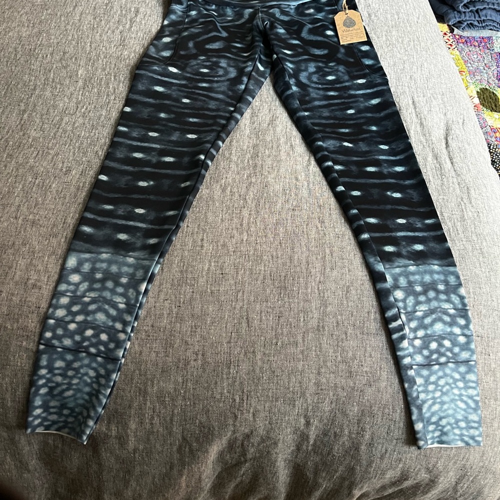 Swim Leggings in Whaleshark pattern- never worn, brand new